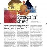 Cooler Magazine issue 27 - Stretch'n'Shred - Yoga for Wintersports