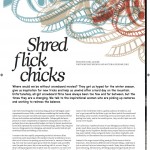 Cooler issue 28 - Shred Flick Chicks Snowboard Movies Reviews
